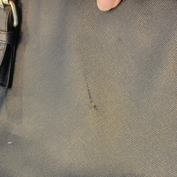 Catherine Malandrino Blue Large 2 Handle Tote Purse - Picture 15 of 15